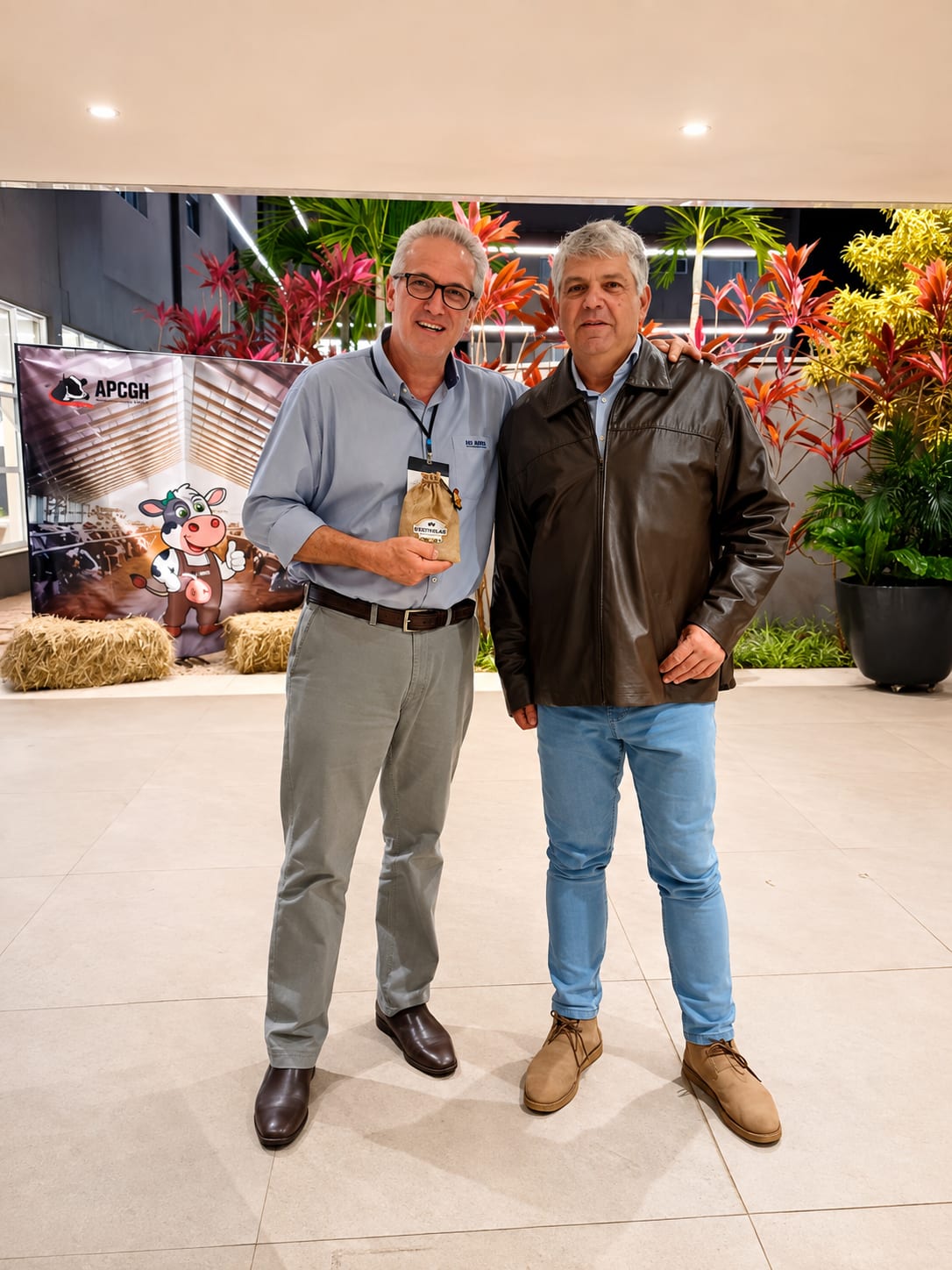 José Ricardo Wilkas representando a MBV Agro durante o Estrelas do Holandês.